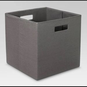 Grey decorative storage box